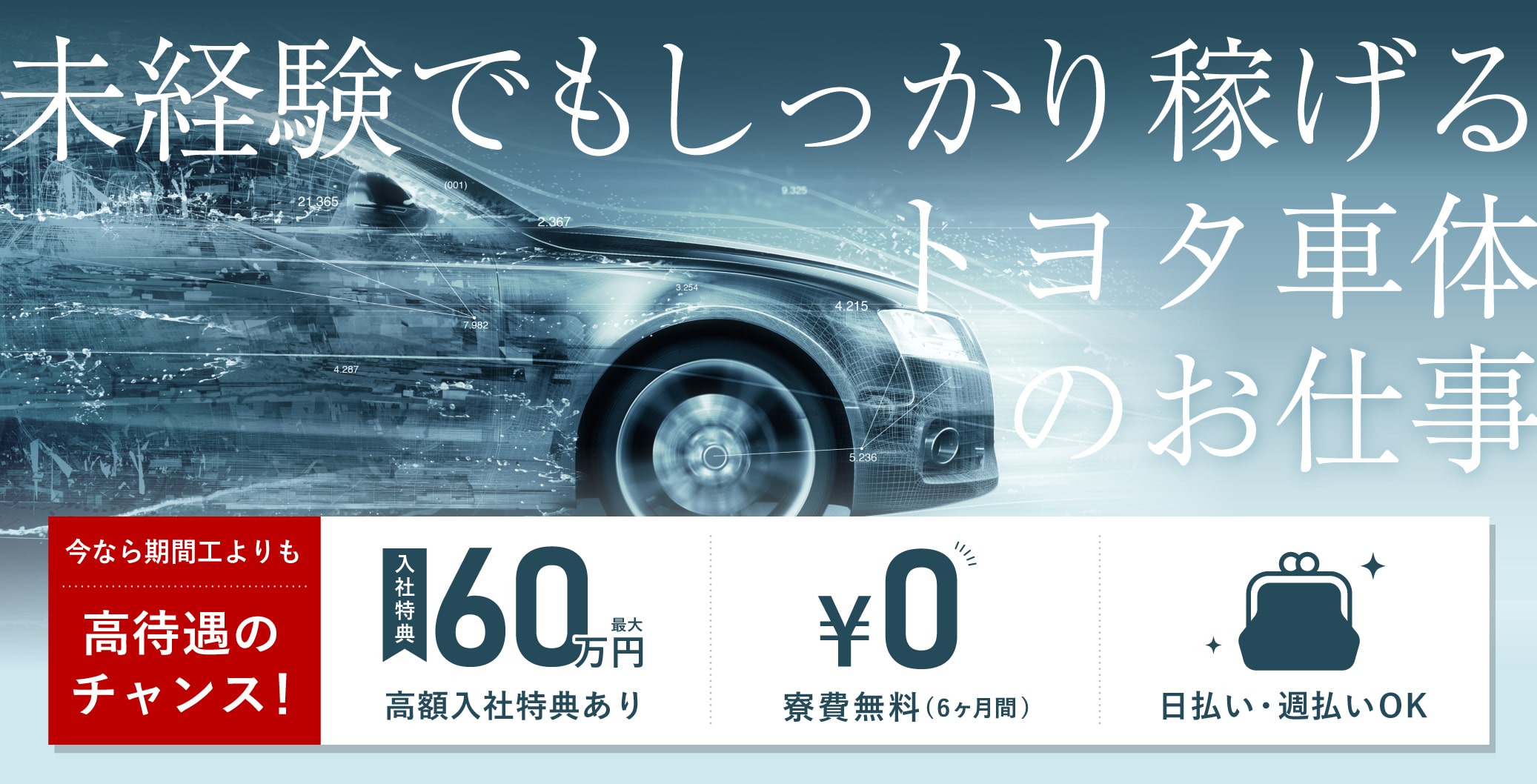 日研トータルソーシング株式会社（トヨタ車体）】派遣社員求人情報 